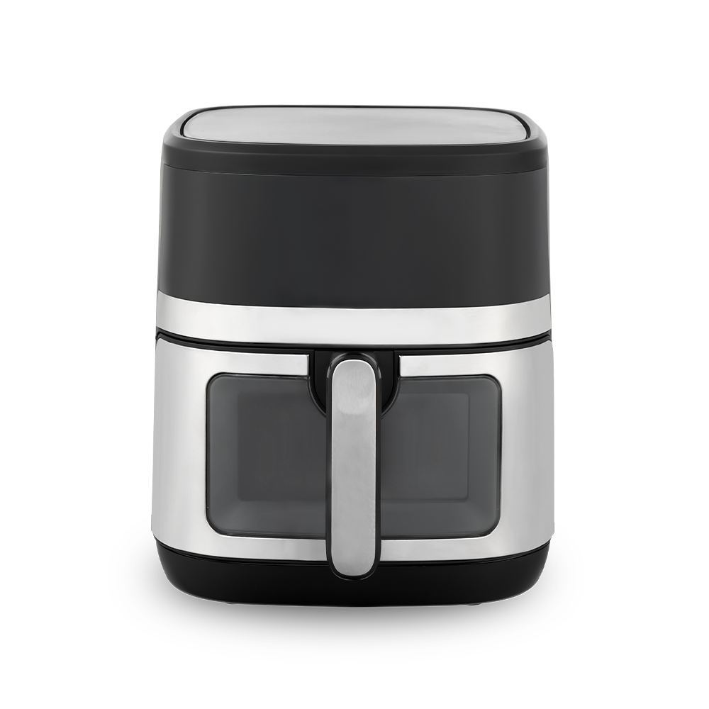 Sort og sølv blandede farger Air Fryer