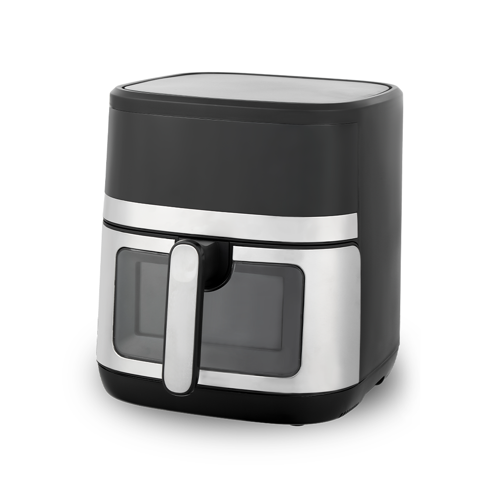 Sort og sølv blandede farger Air Fryer