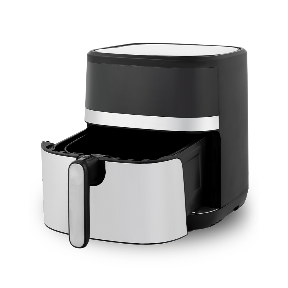 Elegant hvitt stål fargeskjerm Air Fryer