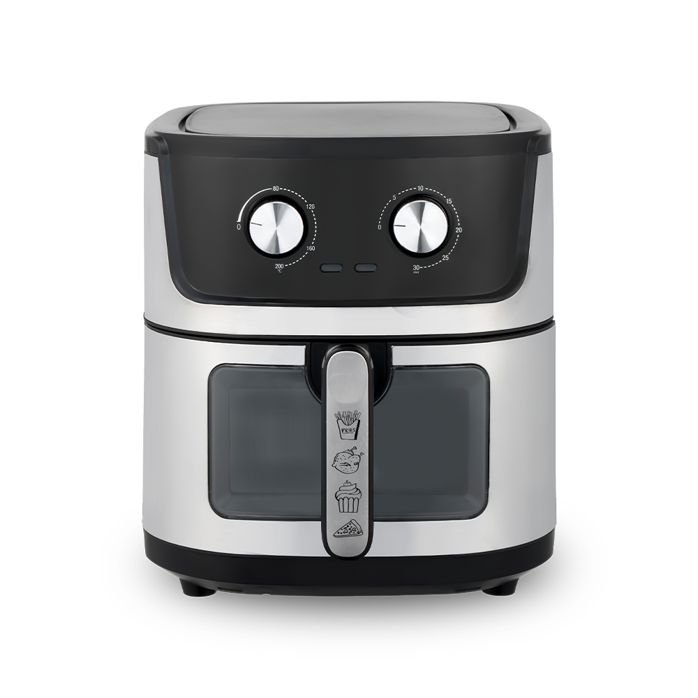 Rotary Control Synlig Air Fryer med stor kapasitet
