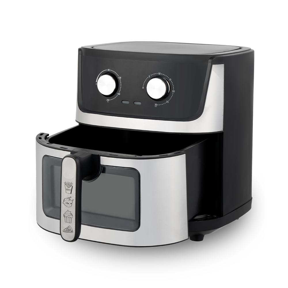 Rotary Control Synlig Air Fryer med stor kapasitet